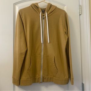 Eddie Bauer Womens Hoodie. Gold color. Size L